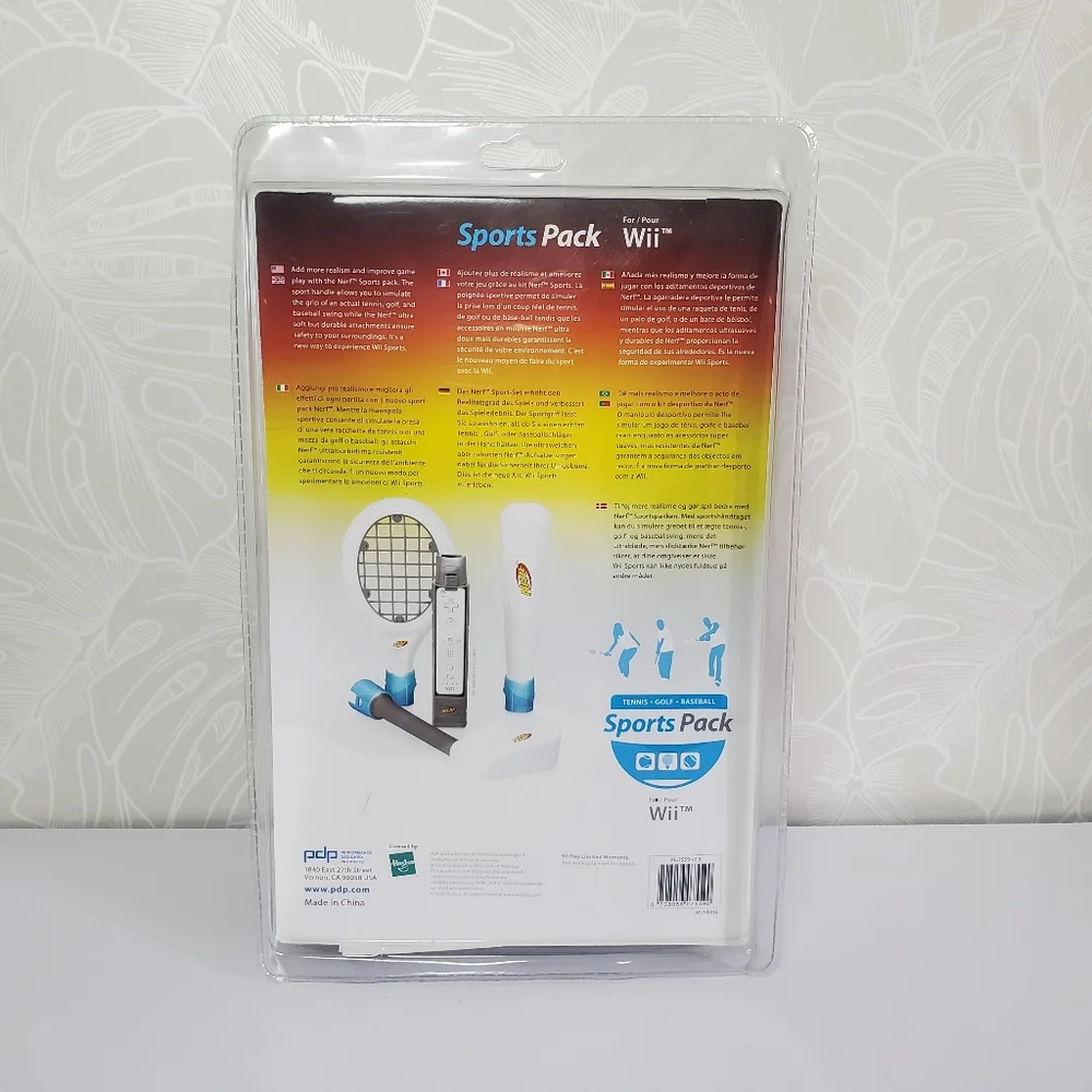 Nintendo Wii Sports Pack Red Tennis Baseball & Golf NERF New Sealed